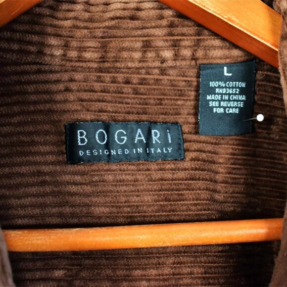 Vintage 90s Grunge Wide Wale Corduroy Shacket / Jacket / Button up Shirt Pockets - Picture 8 of 8